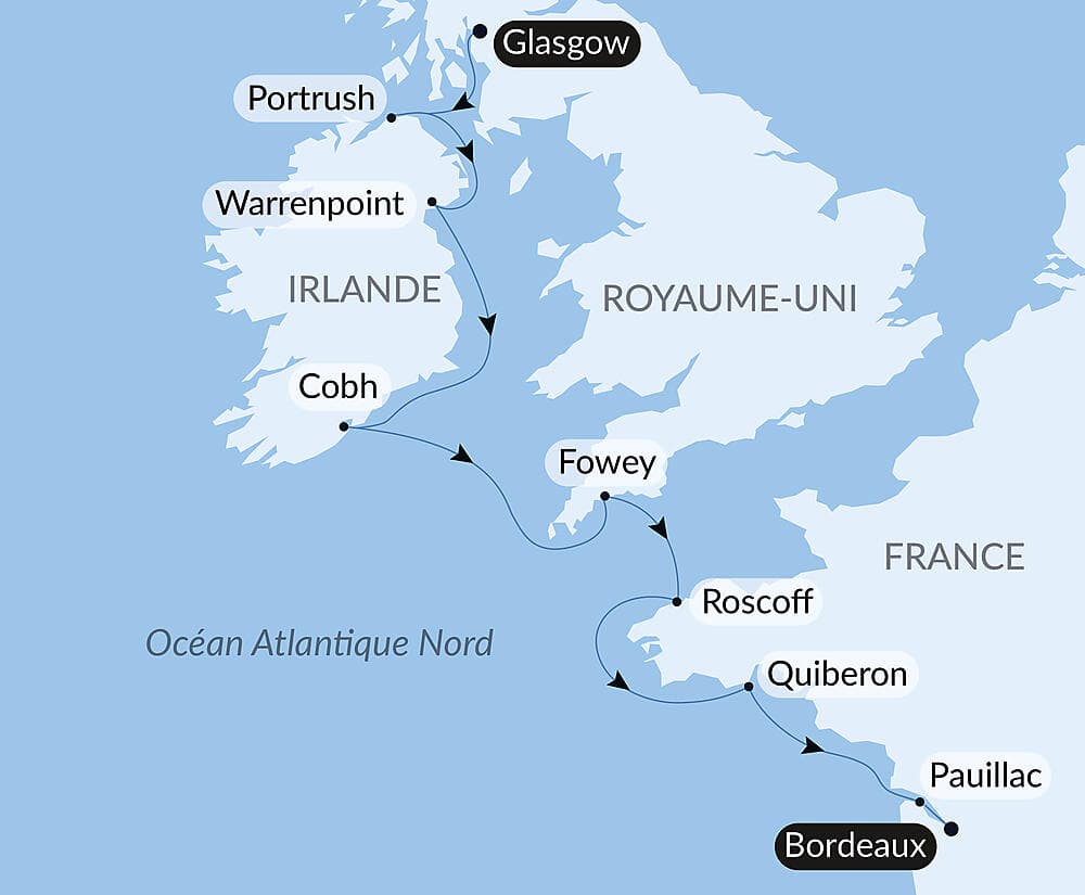 De la mer d'Irlande au golfe de Gascogne