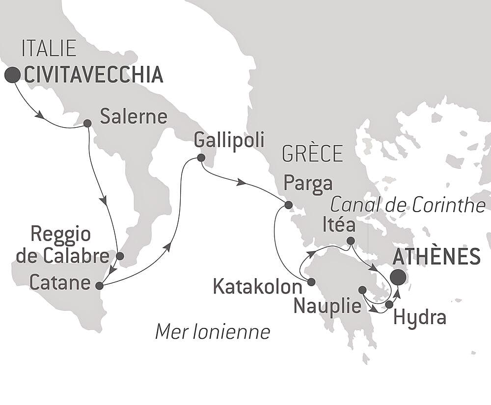 Civilisations antiques, de l'Italie à la Grèce