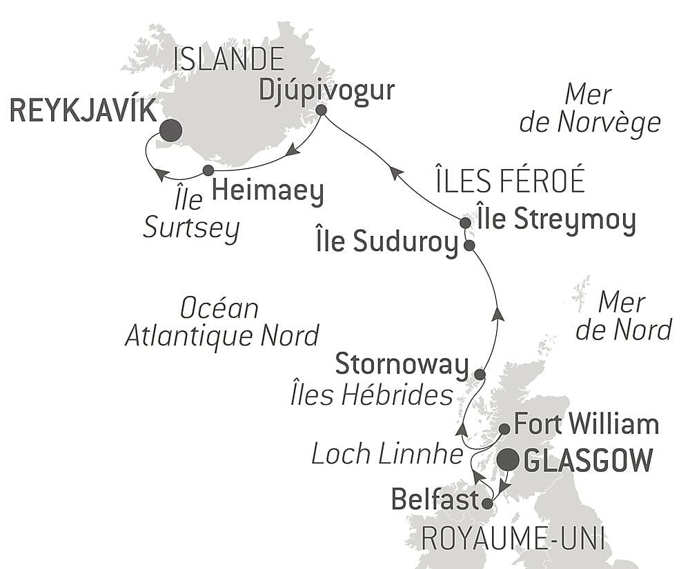 Territoires sauvages d'Écosse, des îles Féroé et d'Islande